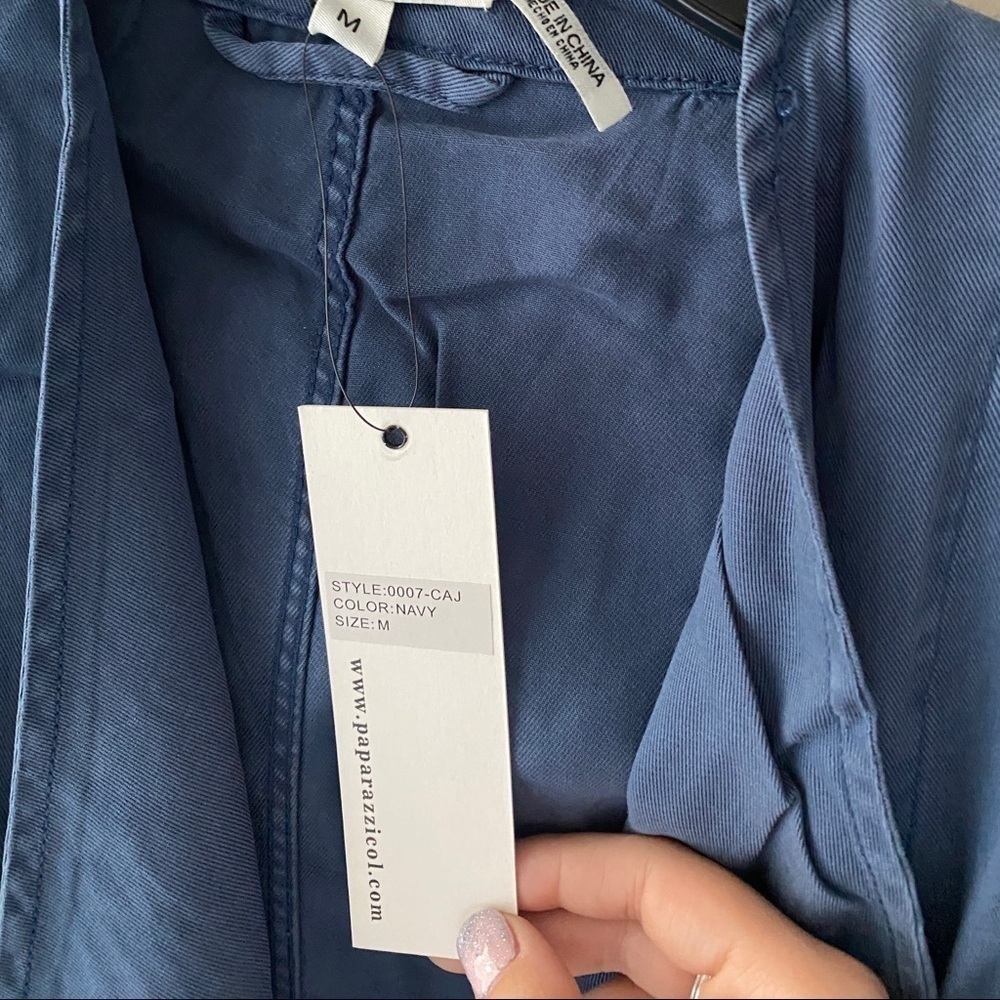 NWT - Paparazzi Jacket Blue - Picture 5 of 7